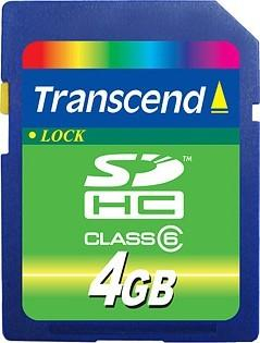 Transcend 4 Gb SDHC (class 6) - 113836
