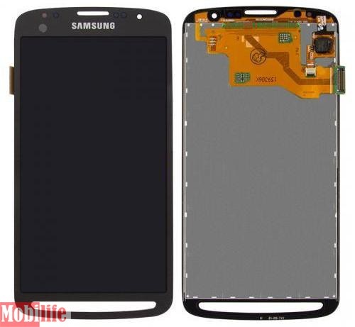 Дисплей для Samsung I537, I9295 Galaxy S4 Active с сенсором dark Серый оригинал - 545011