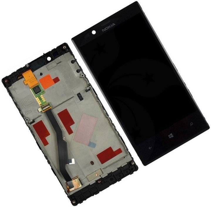 Дисплей для Nokia Lumia 720 с сенсором черный (Оригинал) - 533435