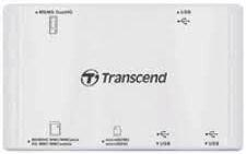 Transcend TS-RDP7W All-in-1 White Multi Card Reader - 115697