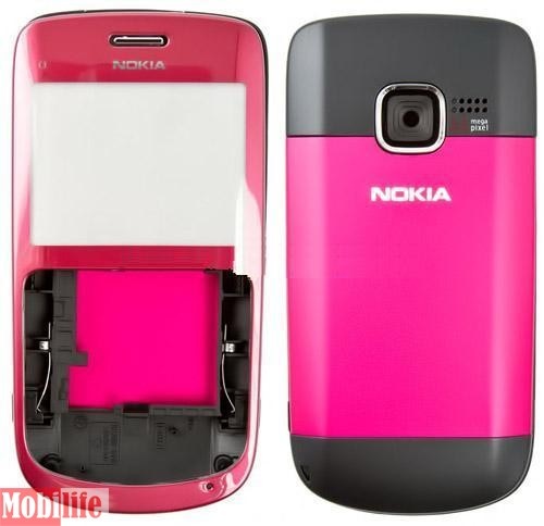 Корпус для Nokia C3-00 Розовый Best - 507668