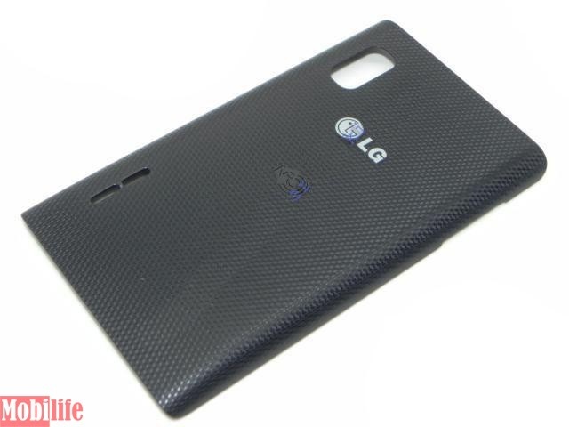 Задняя крышка для LG Optimus L5 (E612, E412) Черный Original - 538530