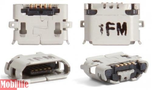 Разъем коннектор зарядки для Sony Ericsson U5i, U8, E15i, X8, X10; LG E730 - 539184