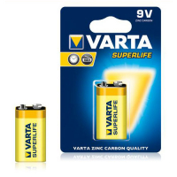 Батарейка Varta 9V Крона 6F22 Carbon-Zinc Superlife 02022101411