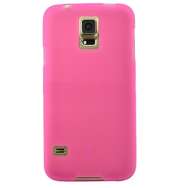 Силиконовый чехол для Samsung A500 (A5) Pink - 545814