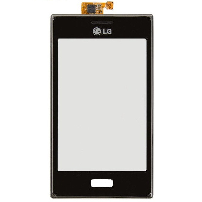 Тачскрин LG Optimus L5 E610, E612 с передней панелью черный OR