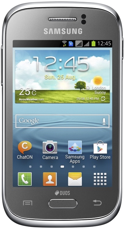Samsung S6312 Duos Galaxy young Metallic Silver - 