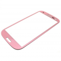 Скло дисплея для ремонту Samsung i9300 Galaxy S3, I9305 Galaxy S3 рожевий