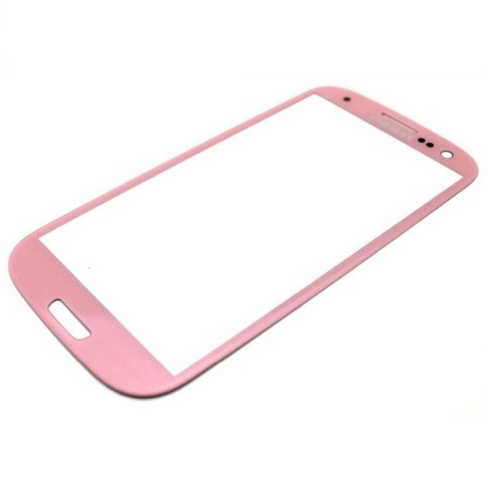 Стекло дисплея для ремонта Samsung i9300 Galaxy S3, I9305 Galaxy S3 розовый - 540691