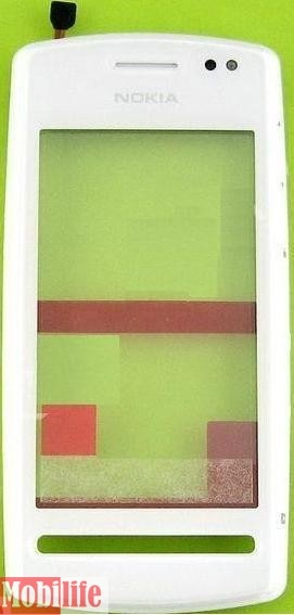 Сенсорное стекло (тачскрин) для Nokia Lumia 600 белый