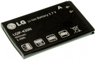 Аккумулятор для LG LGIP-430N, gm360, gs290, gu200, gu280, gw300, gw370, t300, t310 wifi, t310, t315, t320, s367