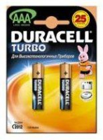 Батарейка Duracell AAA LR03 bat Alkaline 2шт Turbo Цена 1шт.