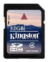 Kingston 32 GB SDHC Class 4 SD4/32GB
