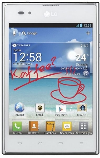 LG P895 Optimus Vu (White) - 