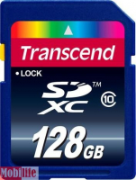 Карта пам'яті Transcend 128 GB SDXC class 10 TS128GSDXC10