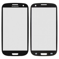 Скло дисплея для ремонту Samsung i9300 Galaxy S3, I9305 Galaxy S3 чорне