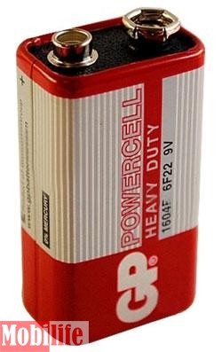 GP Batteries 6F22 Крона 9V powercell - 512395