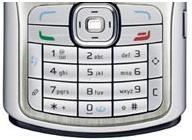 Клавиатура (кнопки) Nokia N70 silver - 202962