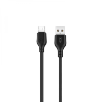 Дата-кабель USB XO NB103 2.1A Quick Charge Micro 1m black