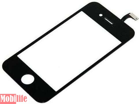 Сенсорное стекло (тачскрин) для iPhone 4G Black OR