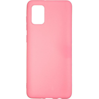 Чехол силиконовый Samsung A115 (A11), M115 (M11) Розовый
