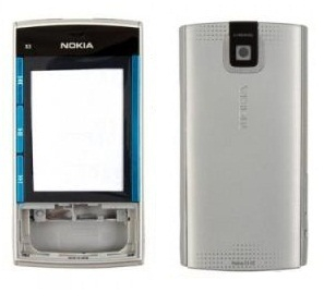 Корпус Nokia X3-00 Серебро - 507683