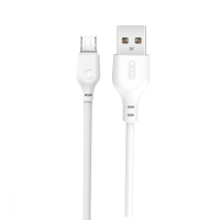 Дата-кабель USB XO NB103 2.1A Quick Charge Micro 1m white