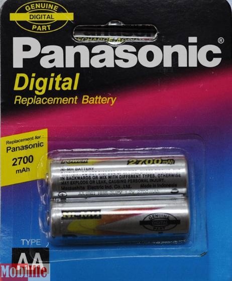 Аккумулятор Panasonic R6 (АА) 2600mAh /2bl - 511998