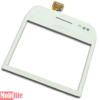 Сенсорное стекло (тачскрин) для Nokia E6 белый Ор