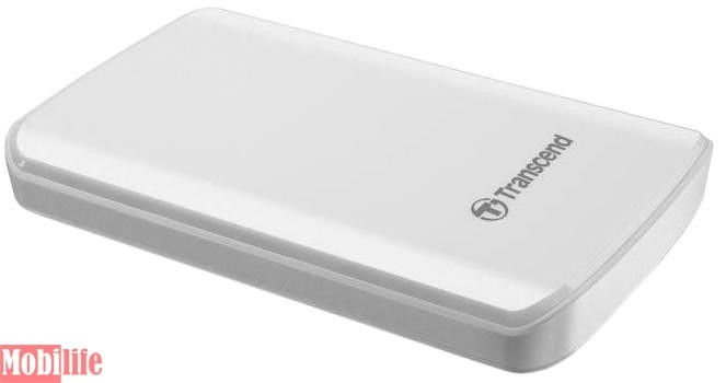 USB флешка Transcend 1 TB TS1TSJ25D3W Storejet 2.5 USB 3.0 White - 539501
