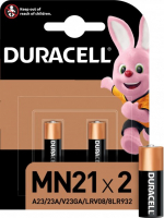 Батарейка Duracell MN21 bat (12B) 23A, A23 2шт Alkaline Цена за 1 елемент