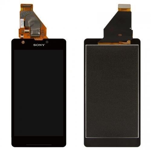 Дисплей для Sony C5502 M36h Xperia ZR, C5503 M36i Xperia ZR с сенсором черный (Оригинал) - 541783