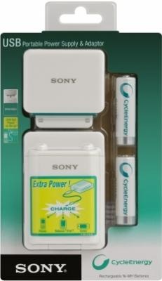 Sony CP-AH2R USB Charger + (AA) 1000 mAh x 2 pcs - 115734