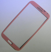 Стекло дисплея для ремонта Samsung N7100 Galaxy Note 2 розовый