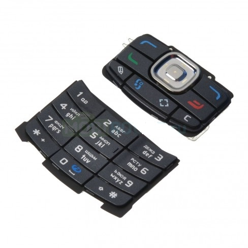 Клавиатура (кнопки) Nokia N80 Черная - 202970