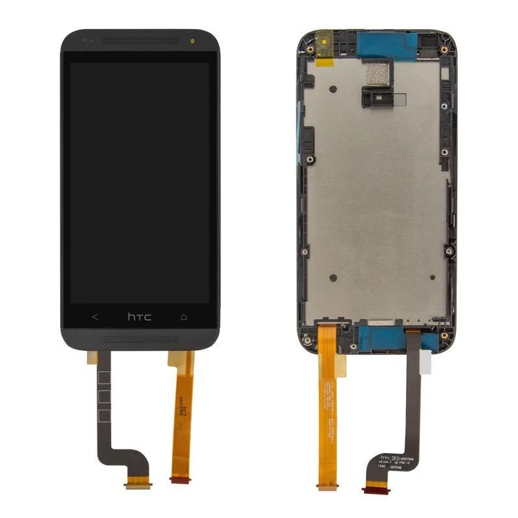 Дисплей для HTC Desire 601 с сенсором и рамкой черный - 546628