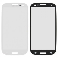 Стекло дисплея для ремонта Samsung i9300 Galaxy S3, I9305 Galaxy S3 белое