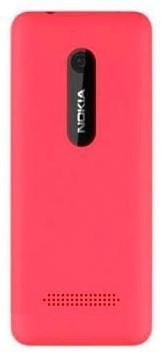 Задняя крышка Nokia 206 Asha Dual SIM красный - 538553