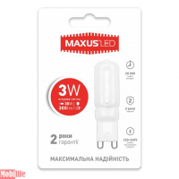 Светодиодная лампа (Led) Maxus 1-LED-204 (G9 3W 4100K 220V)