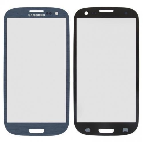 Стекло дисплея для ремонта Samsung i9300 Galaxy S3, I9305 Galaxy S3 темно-синее - 541788
