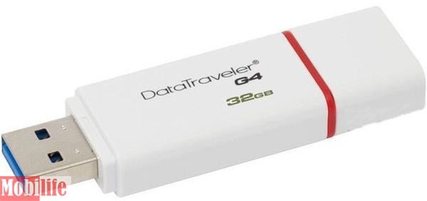 USB флешка Kingston 32 GB DataTraveler G4 USB 3.0 Red DTIG4/32GB - 536159