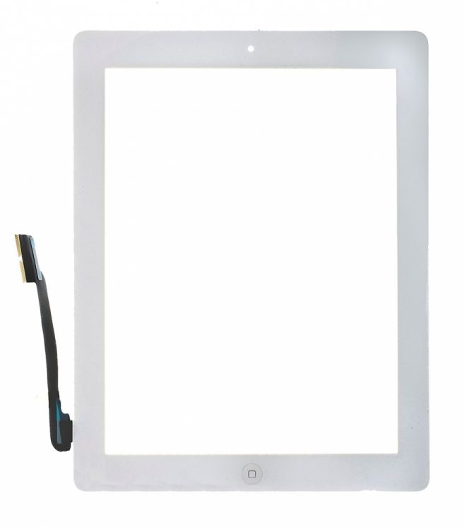 Тачскрин Apple iPad 3, iPad 4 Белый с кнопкой Home Ор