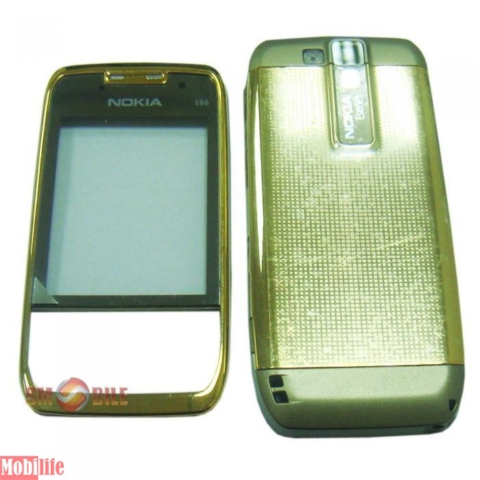 Корпус для Nokia E66 Золото - 507336