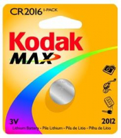 Батарейка Kodak CR2016 MAX lit.