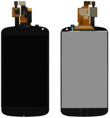 Дисплей для LG E960 Nexus 4 с сенсором черный Original - 541794