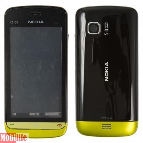 Корпус для Nokia C5-03 Зеленый - 510912