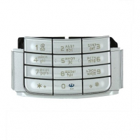 Клавиатура (кнопки) Nokia N95 silver