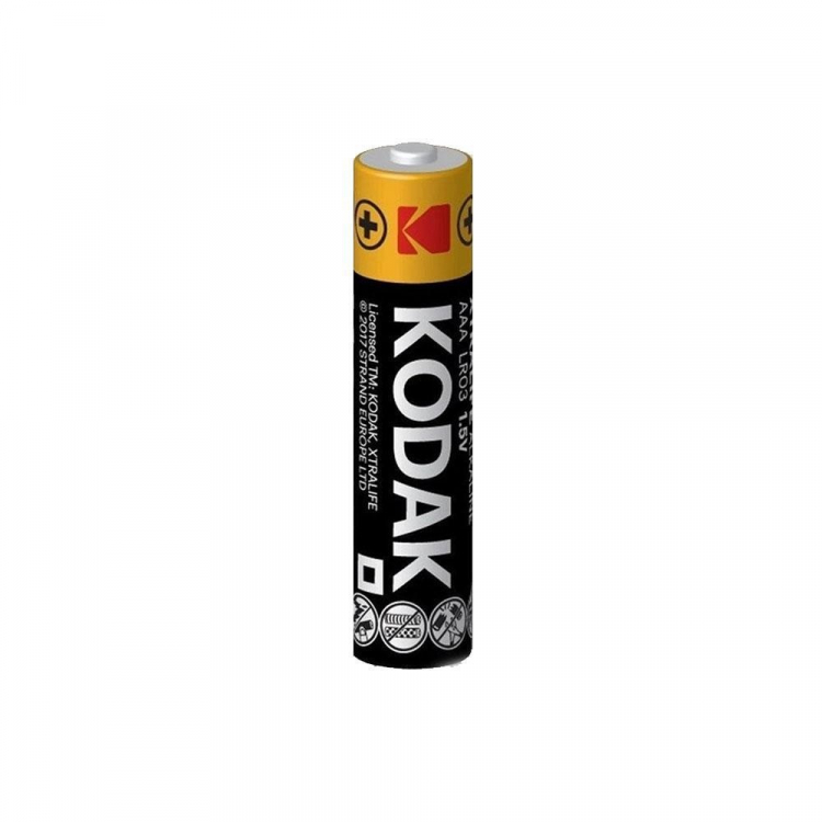 Батарейка Kodak AAA LR03 XtraLife alk 4шт Цена за 1 елемент. - 540316