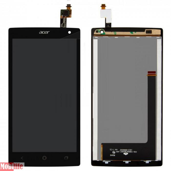 Дисплей для Acer Z150 Liquid Z5 DualSim с сенсором черный