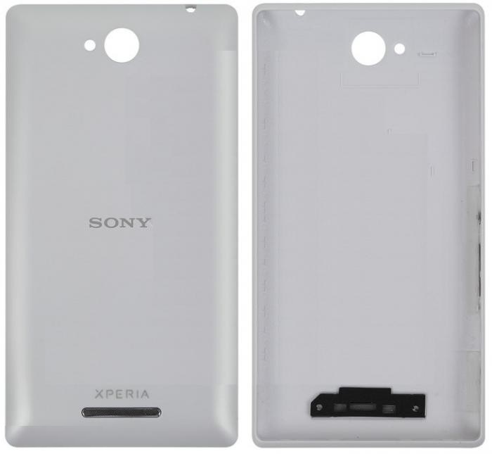 Задняя крышка Sony C2304, C2305, S39h Xperia C Белый - 548328